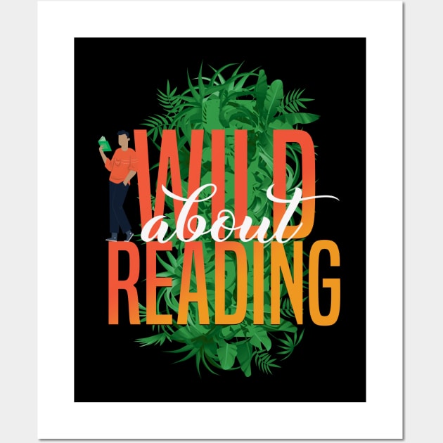 Wild About Reading Wall Art by badCasperTess